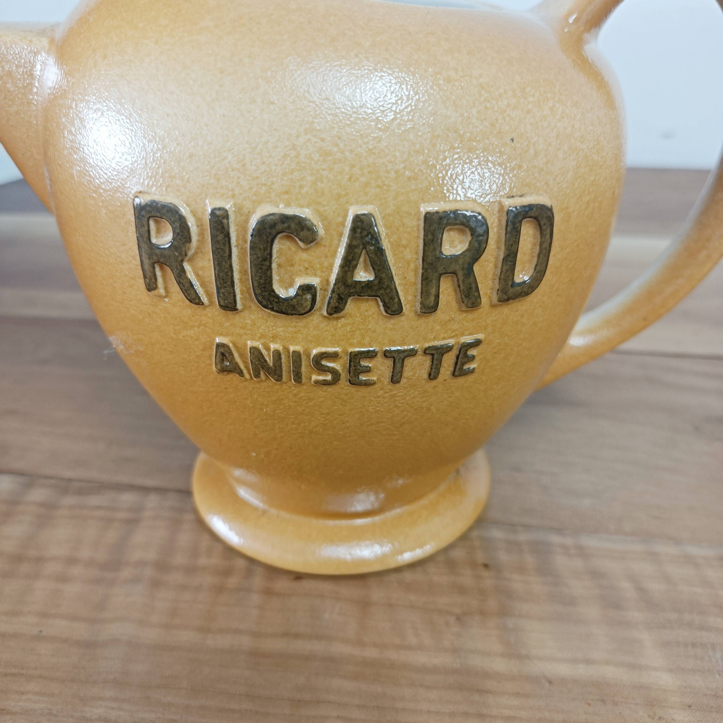 Stoneware pitcher Ricard anisette