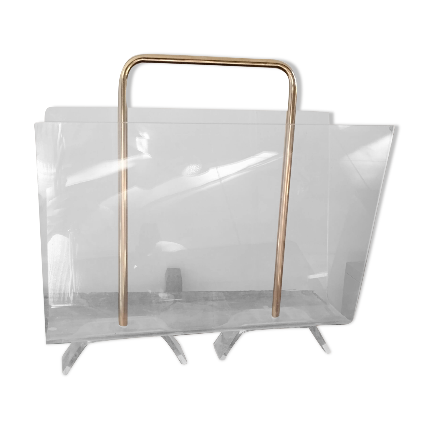 Acrylic magazine rack
