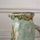 Antique handcrafted ceramic pitcher