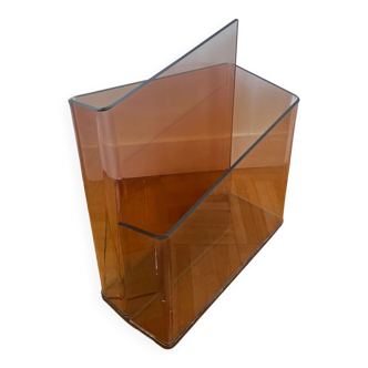 Roche Bobois plexi magazine holder