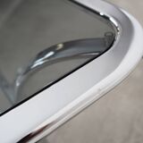 Table basse en verre, design danois, années 1970, production : Danemark