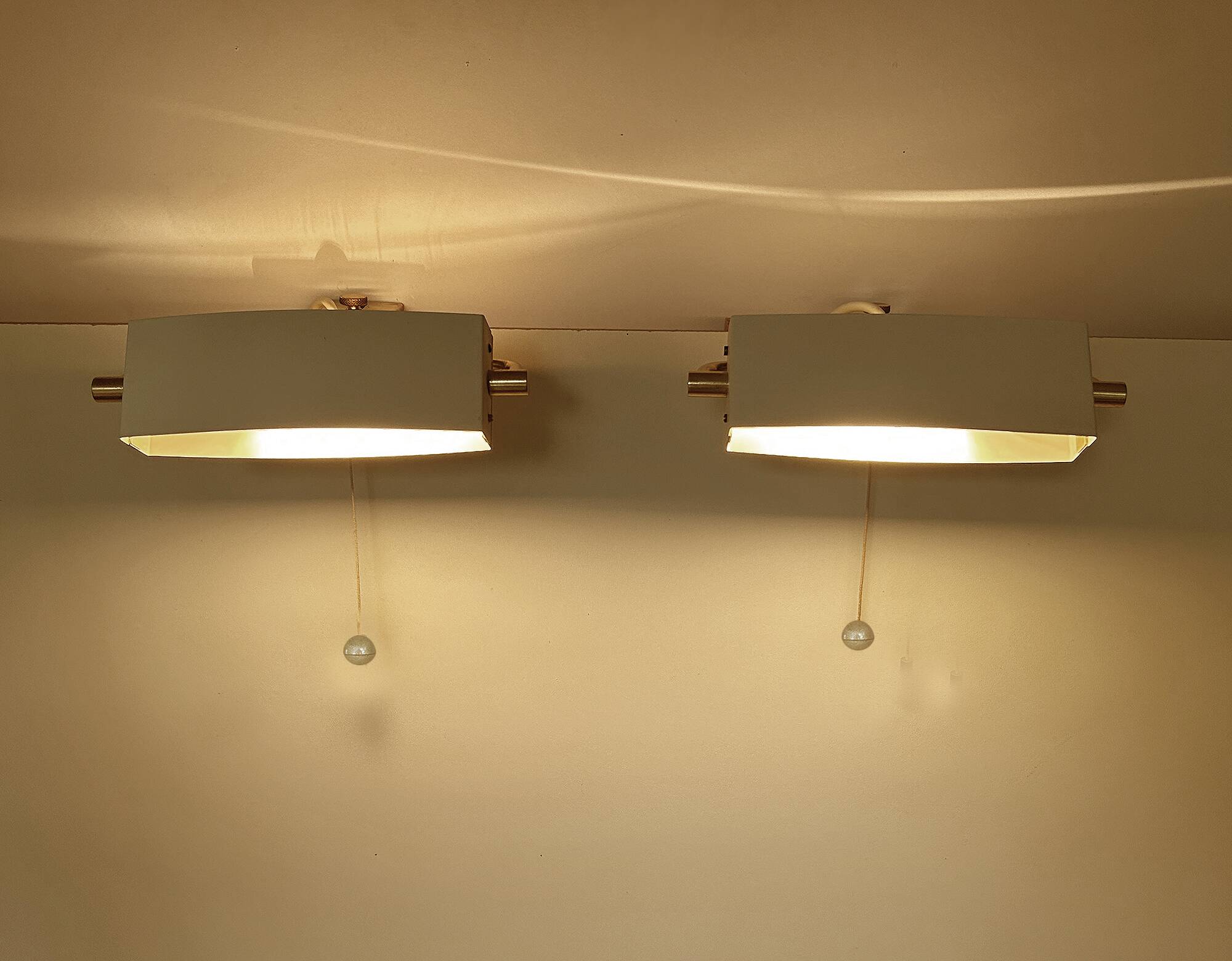 Paire de lampes vintage