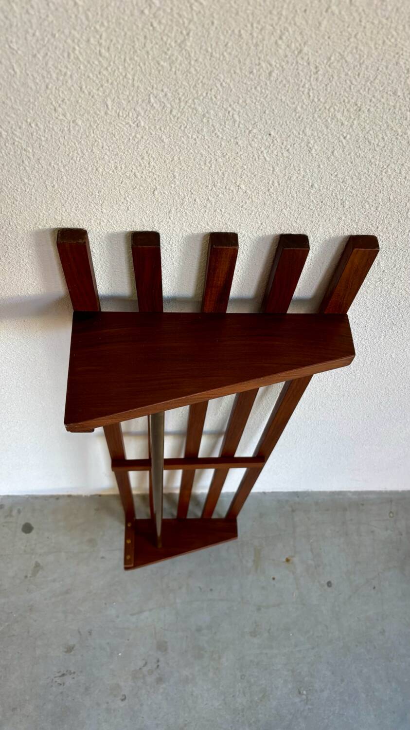 Vintage Danish coat rack teak