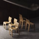 Set of 6 dining chairs by Gijs Bakker
