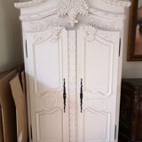 White painted Provencal cabinet