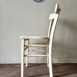 White wooden bistro chair