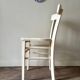 White wooden bistro chair