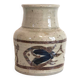 Beige Stoneware Vase