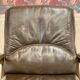 Swivel armchair and its ottoman "drabert" for "gerd lange".