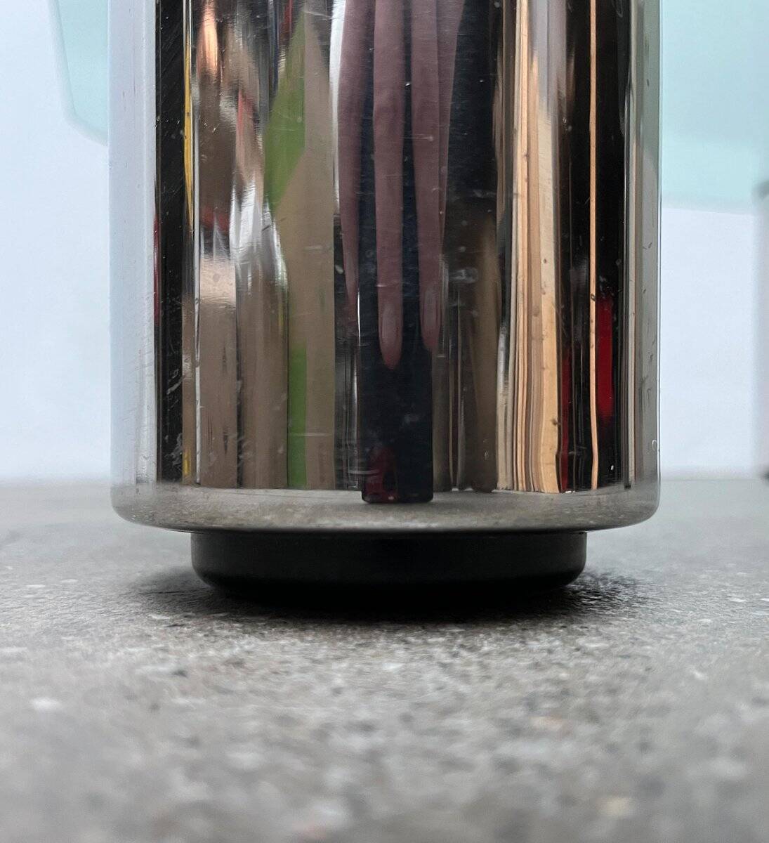 Table basse postmoderne Marcuso en verre par Marco Zanuso pour Zanotta, années 1960
