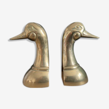 Serre pound duck in brass