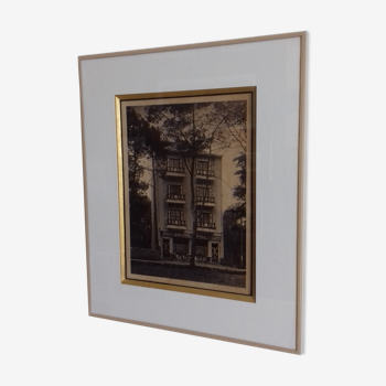 Old framed photograph "Délice hotel"