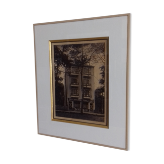 Old framed photograph "Délice hotel"