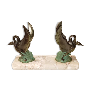 Serre-livres Art Déco - double