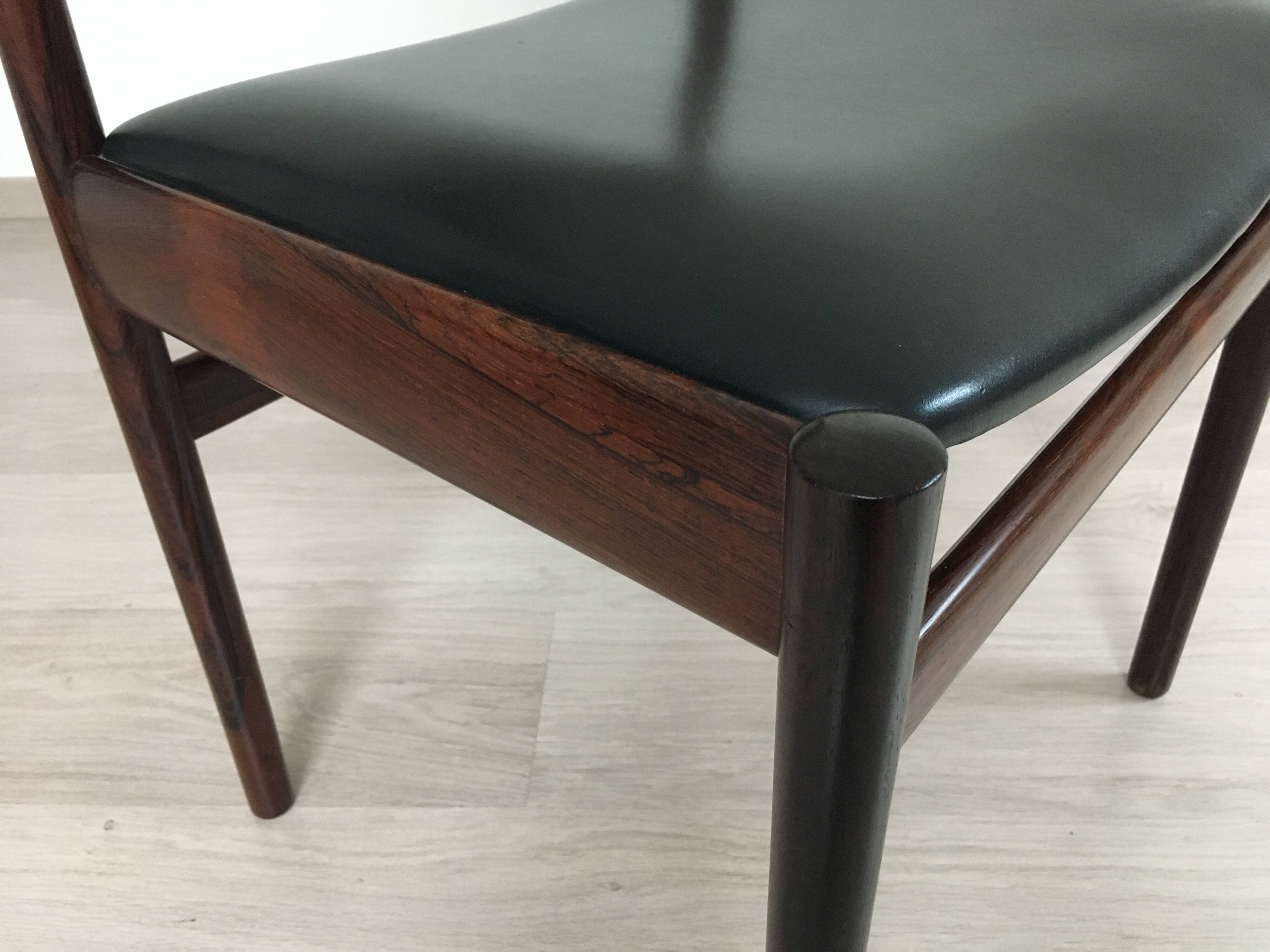 Chaise scandinave  Nørgaard Mobelfabrik Rodding Denmark 1960