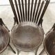 Set of 6 chairs Bistrot Baumann ref 22 curved wood