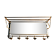 5 pads and an art deco mirror