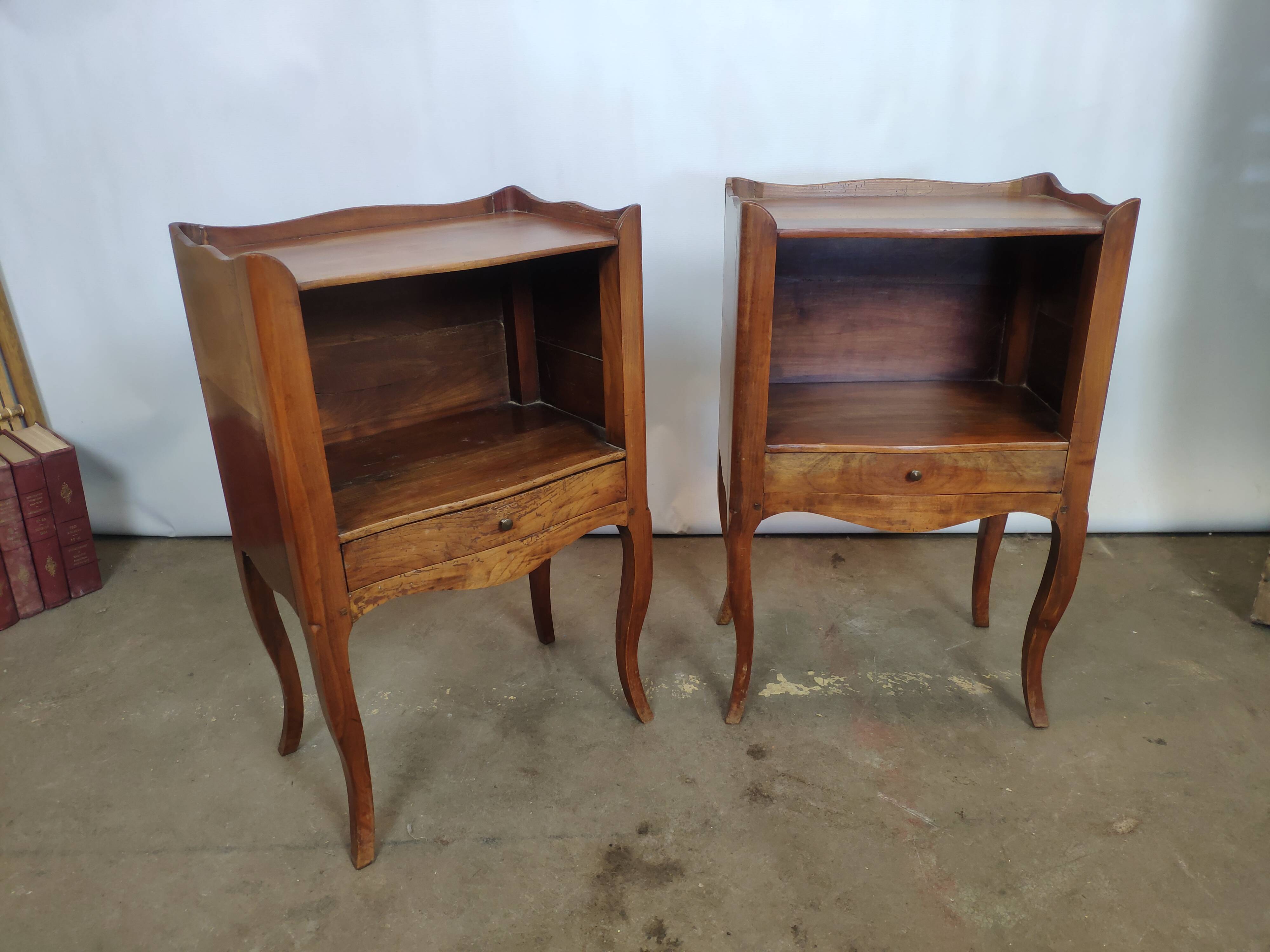 Louis XV style bedside tables