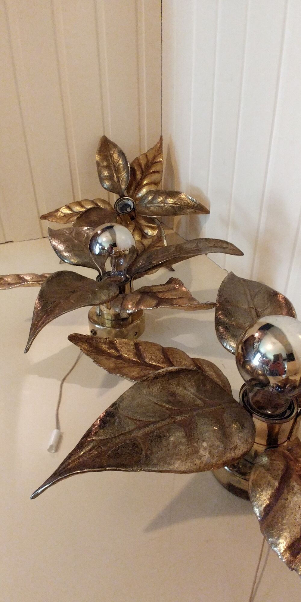 Set of 3 mid-century wall lights by Willy Daro, 1970