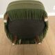 Fauteuil velours crapaud