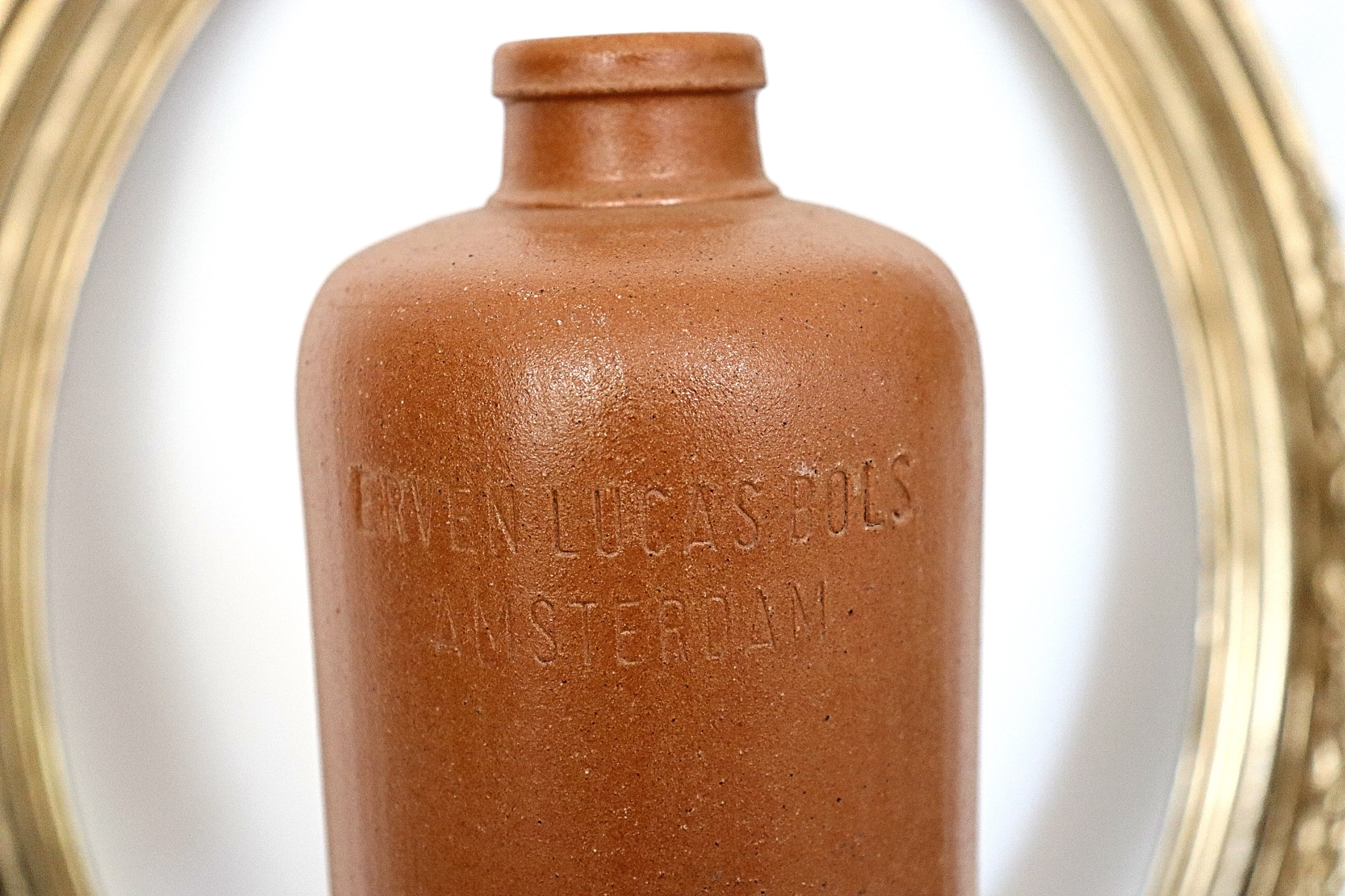 Sandstone bottle Erven Lucas Bols Amsterdam