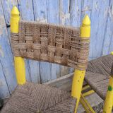 2 chairs +1 vintage sheepfold stool
