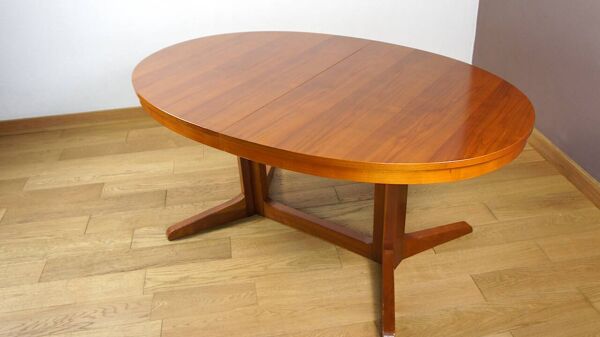 Table de Salle à Manger Ovale Baumann Vintage 1960