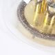 Large clear bubble glass flush mount light by Glashutte Limburg