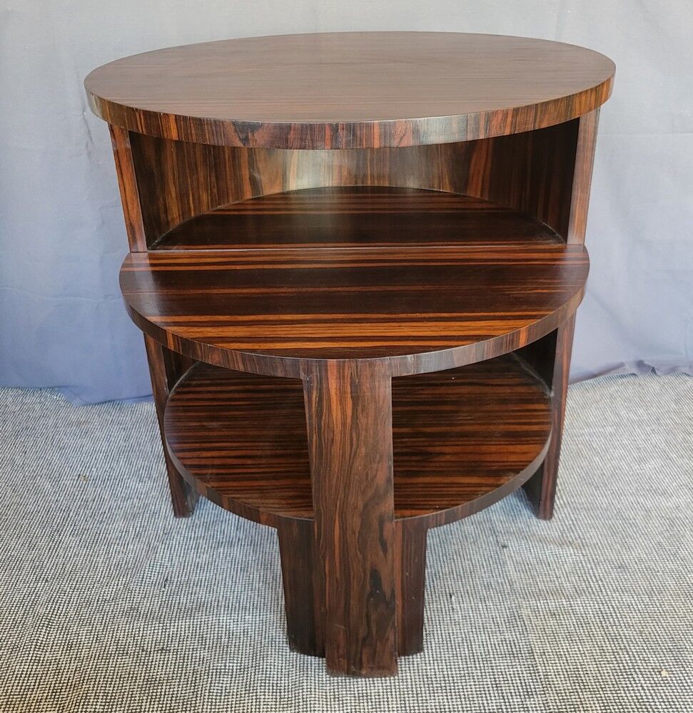 Asymmetrical Art Deco side table