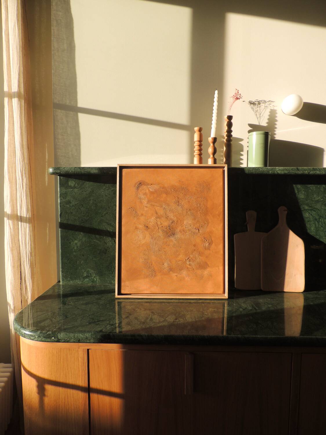 Ochre relief painting