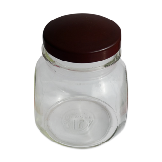 Old glass candy jar bakelite cap