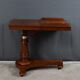 Mahogany reading table, Victorian era, England – mid-19th century.