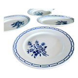 Set of 4 plates Badonviller