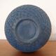 Bauhaus Blue Studio Ceramic Vase by Heiner Hans Körting, 1940s