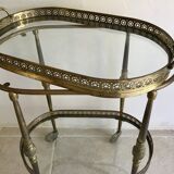 Vintage brass trolley