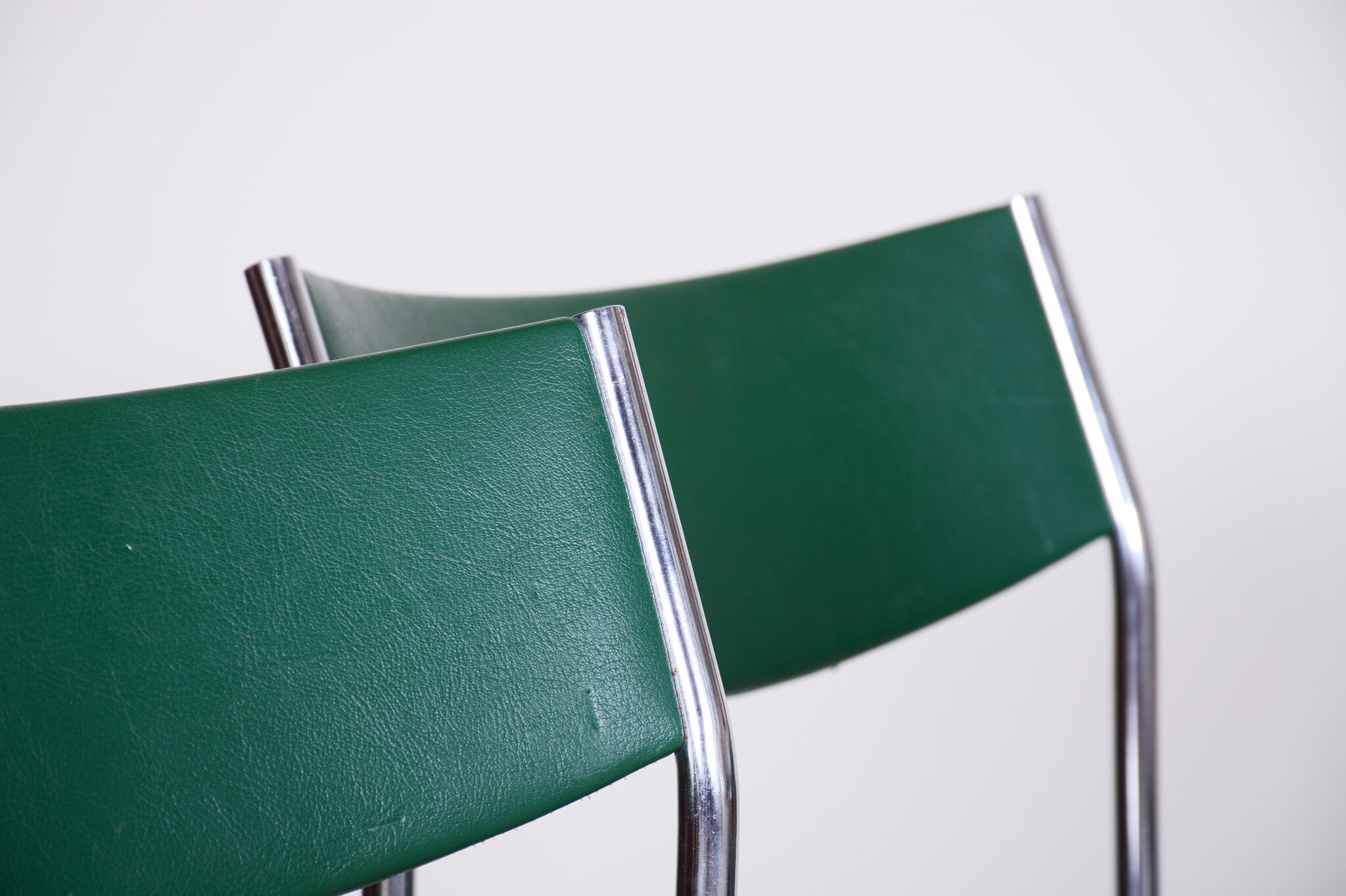 Four Mid Century Dining chairs - 1950s Central Europe