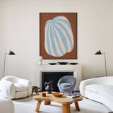 Abstract painting giclee print, 50x70cm