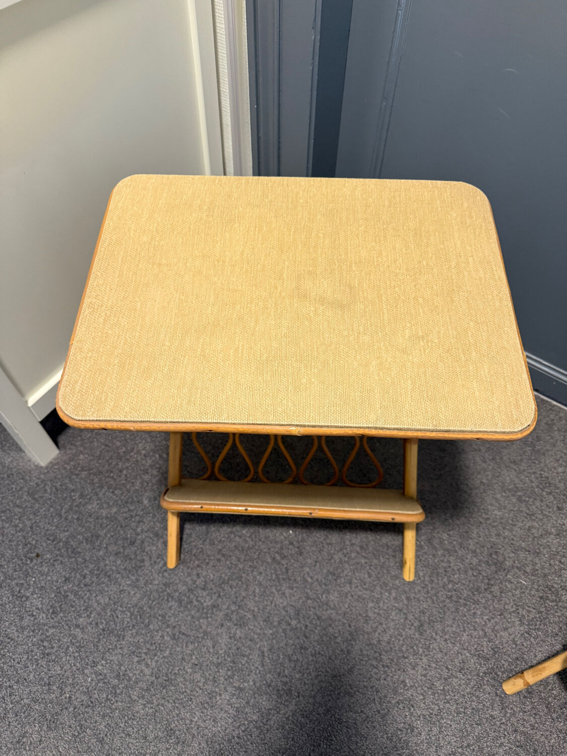 Rattan bedside table