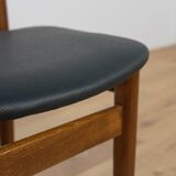 Mid-Century Teak Dining Table & Chairs by Hans Olsen for Frem Røjle, Denmark, 1960s, Set of 5