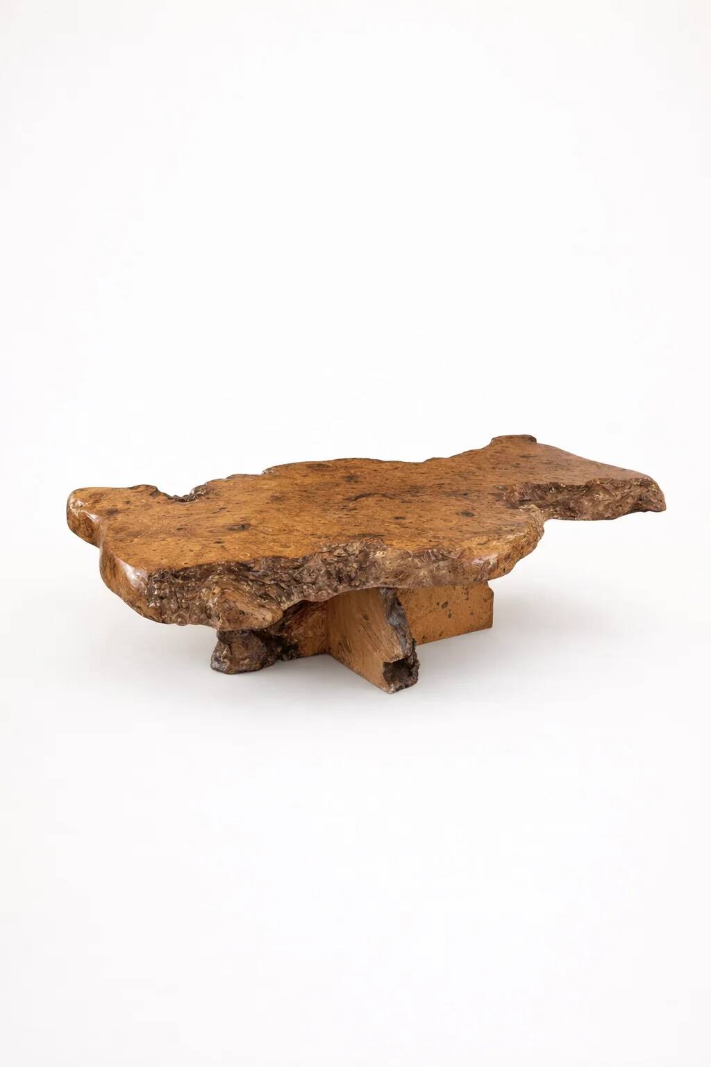 1950s walnut coffee table.