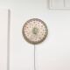 Mid-century Italian Perforated Metal Wall Lamp