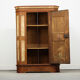Painted folk art bridal wardrobe 1806