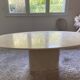 Travertine table