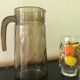 Pitcher amber glass Rosaline