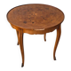 Small round antique coffee table