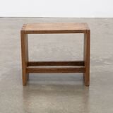 Small modernist oak side table / stool, c.1930