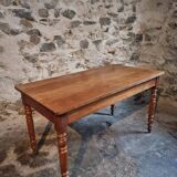 Antique dining table in French cherry wood 1900–1920 – Provincial farmhouse table