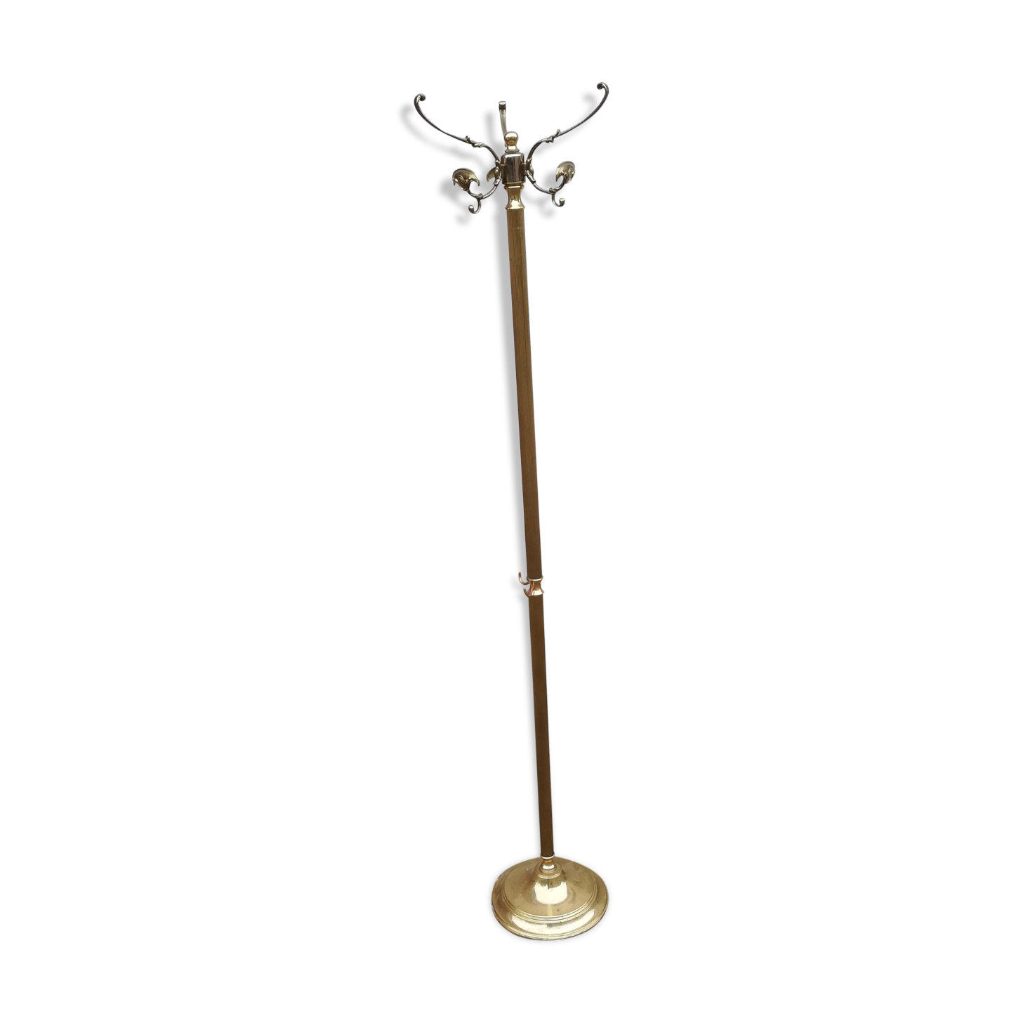 Porte manteau vintage laiton