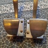 Set of 2 aluminum wall hooks