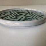Vintage ceramic plate, 60s design